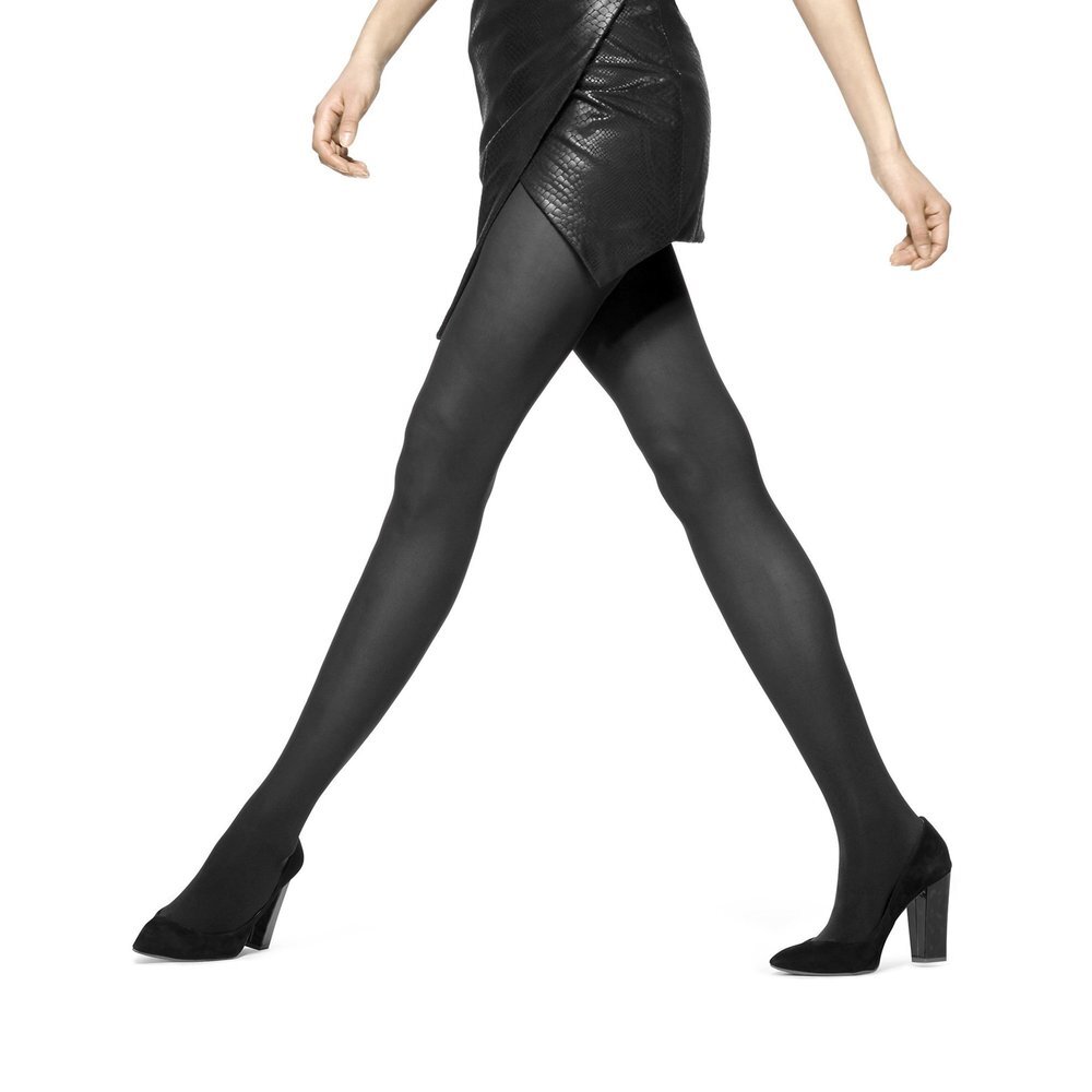 Hue Women's Opaque Control Top Tight, Black , 1